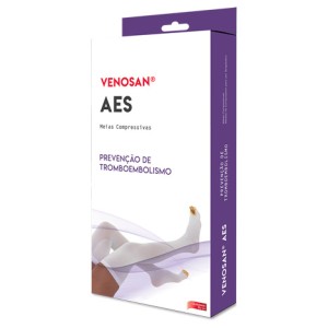 Meias compressivas Venosan AES AD 18 p aberto branca