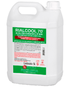 lccol 70%  desinfetante hospitalar Rialcool 5 litro