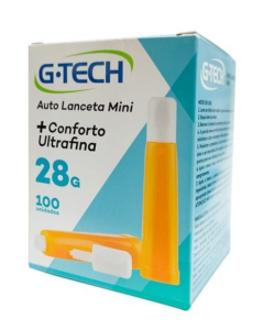 Auto Lanceta Mini - Confort Ultrafina 28G - G-Tech